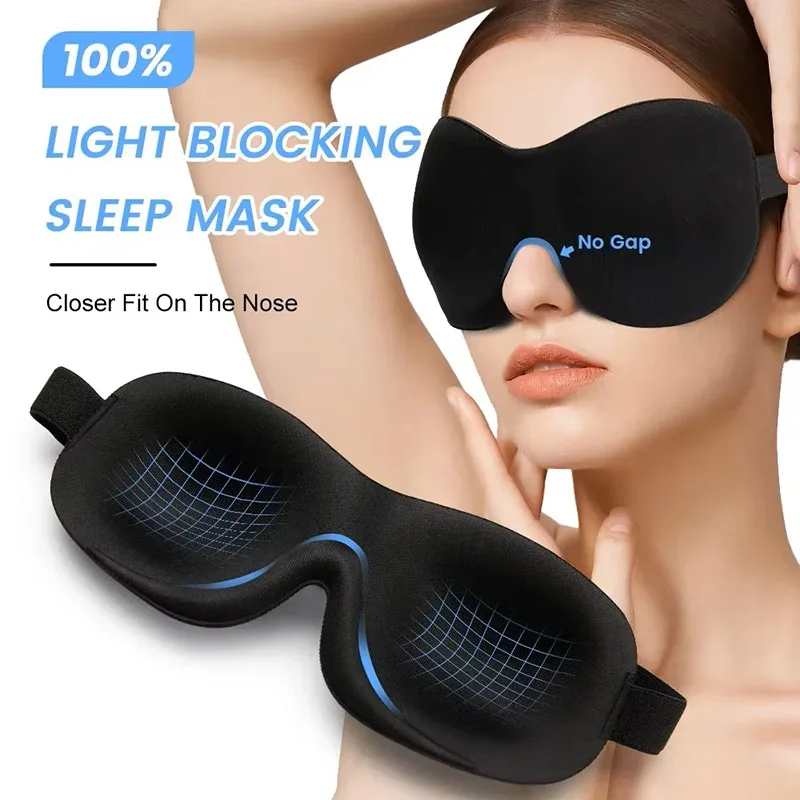 

3D Sleeping Eye Mask Shading Breathable Eye Cover Natural Sleeping Eye Mask Memory Foam Block Night Mask Blindfold for Sleep