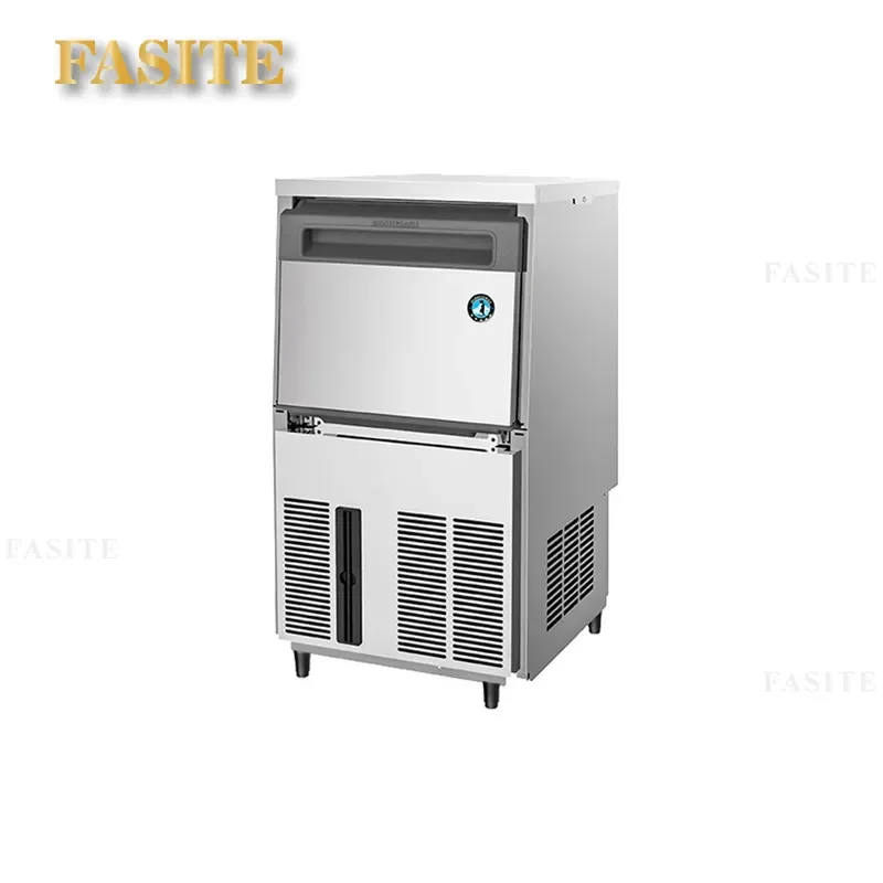 For Commercial Ice Maker Machine Automatic Large Small Cube Maker for Milk Tea Shop KTV Restaurant Full Set Equipment