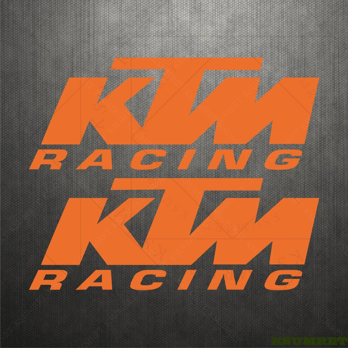 Afbeelding 3: KTM motorfiets sticker tank embleem