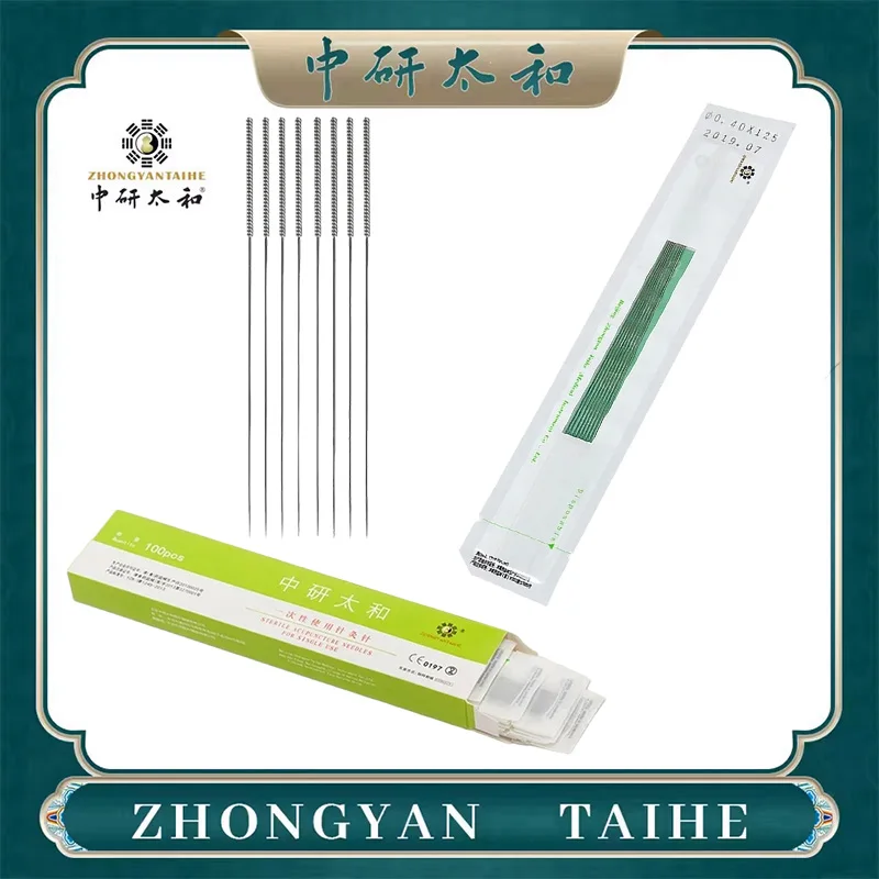 ZHONGYAN TAIHE Multipurpose Large-Size Acupuncture Needles 0.45*125mm Disposable Sterile Acupuncture Needles Massage Relaxation