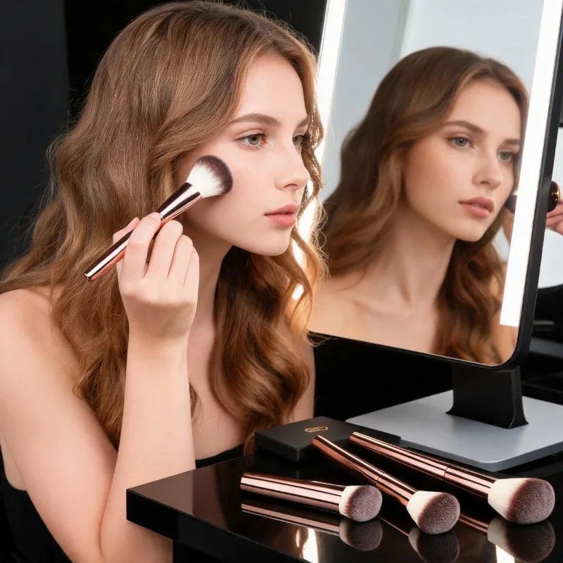 Beveled Soft Foundation Brush Portable Makeup Tool