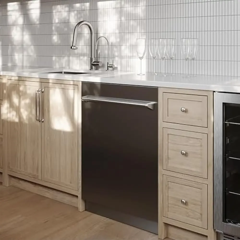 304 스테인레스 스틸 24" Tallac 시리즈 내장 식기세척기 51dBa 8개 세척 사이클 스마트 세척 기술 전문 설치