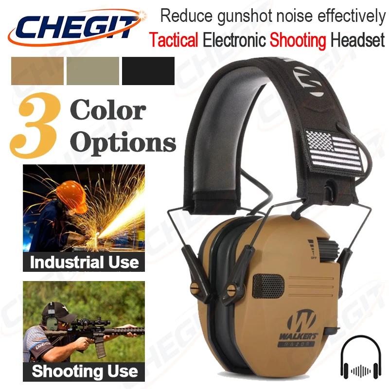 

2026 NEW Noise Reduction Tactical Accessoires Ear Armor Headphones Security Protection Hunting Shooting Earmuffs Foldable Design