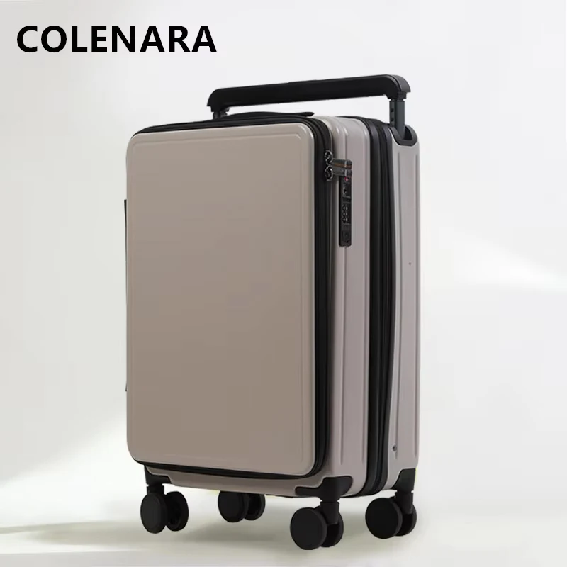 

COLENARA 20"26Inch Men's Suitcase ABS + PC Boarding Box Large-capacity Trolley Case Women's Password Box Rolling Luggage