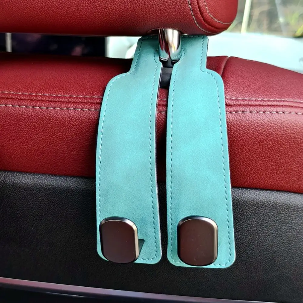 Organizer Foldable Car Seat Back Hook Metal Durable Car Organizer Heavy Duty Universal Dual Hooks Vehicle Mounting