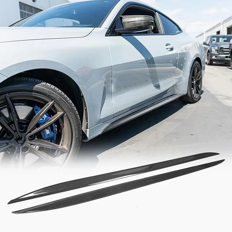 For 2020-2023 BMW 4 Series 2-door G22MP Side Skirts Car Extensio Rocker Panels Splitter Spoiler Bumper Diffuser Car Accessories