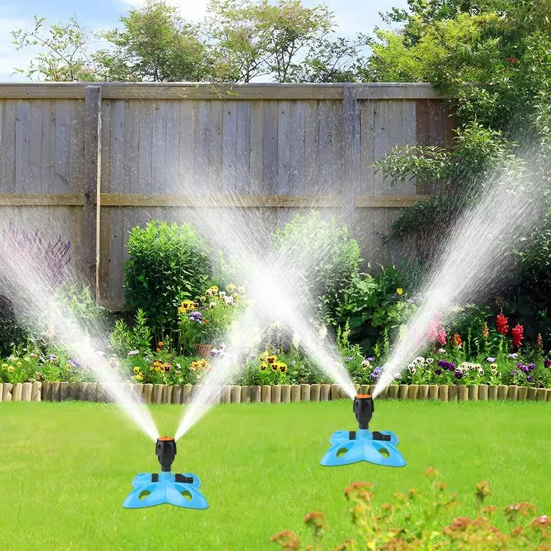 

Automatic Garden Water Sprinklers Yard Sprinkler 360 Degree Rotating Quick Connect Automatic Large Area Sprinkler For Yard Lawn