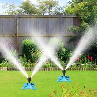 Automatic Garden Water Sprinklers Yard Sprinkler 360 Degree Rotating Quick Connect Automatic Large Area Sprinkler For Yard Lawn