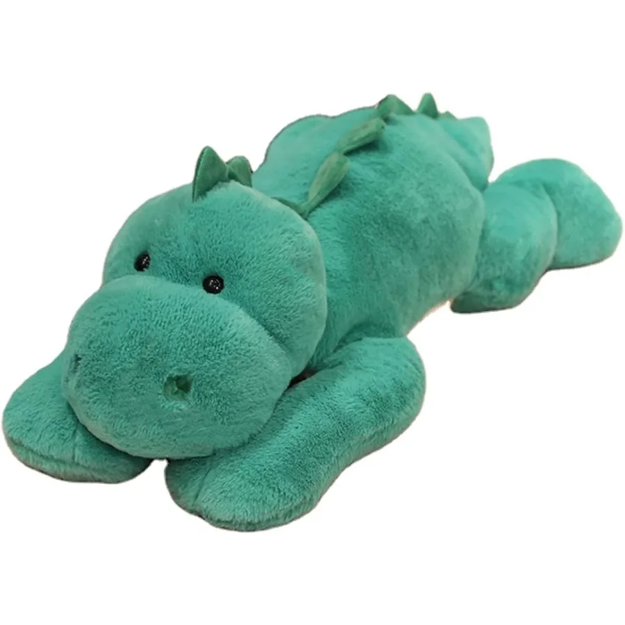 

29,5 дюймов утяжеленный динозавр мягкая игрушка 6,2 фунта плюшевая подушка подарок для мальчиков и девочек коричневый и зеленый