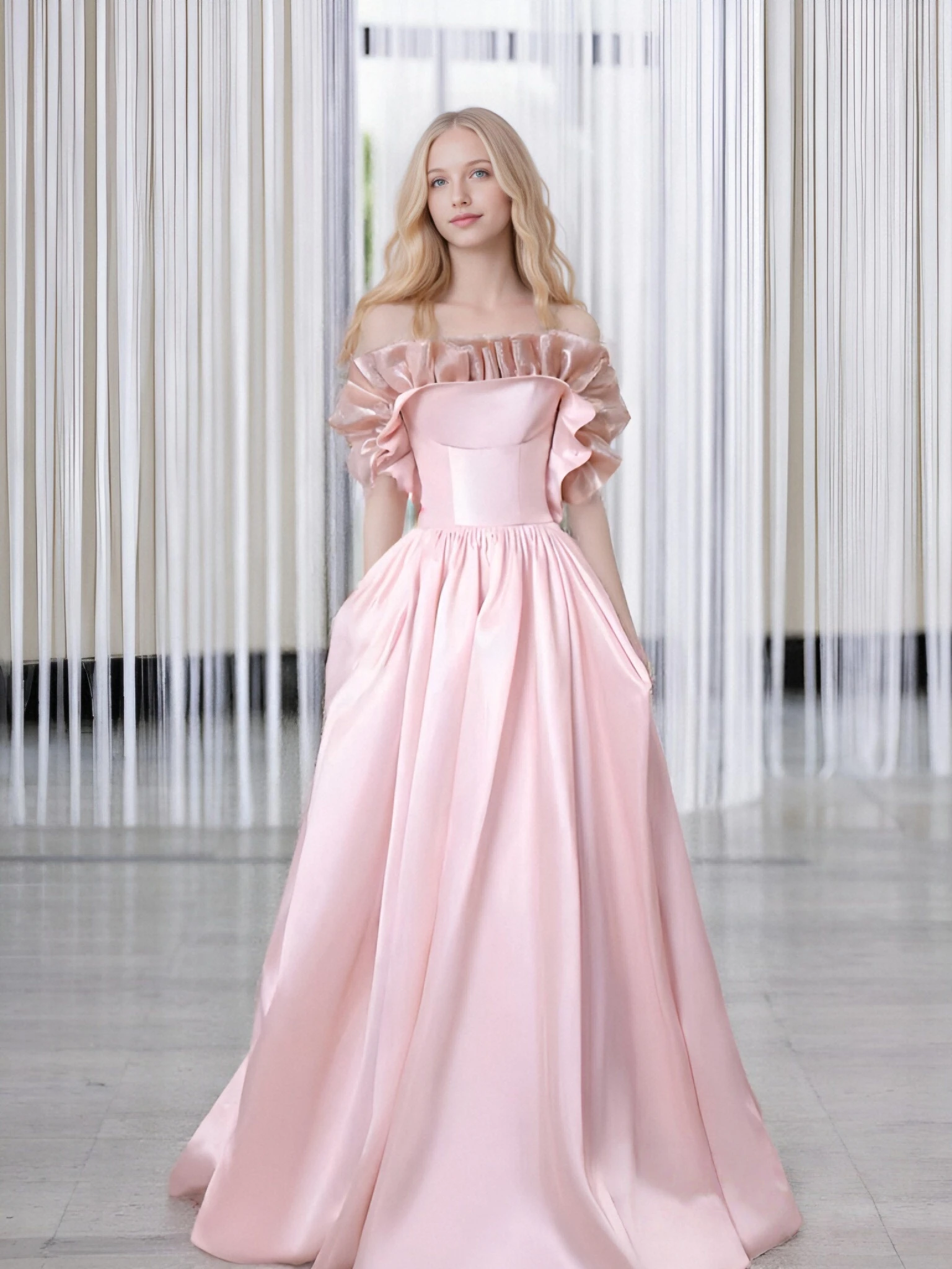 

Beshinel Customized Satin Ruffles Prom Gowns 2025 High Quality Strapless Evening Dresses Sleeveless Celebrity Cocktail Dresses