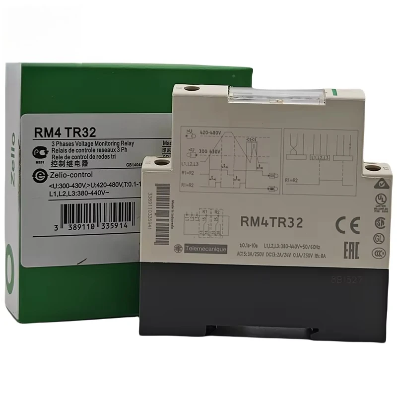 

New Original RM4TR32 Three-phase Network Control Relay RM4-T - Range 200..240 V