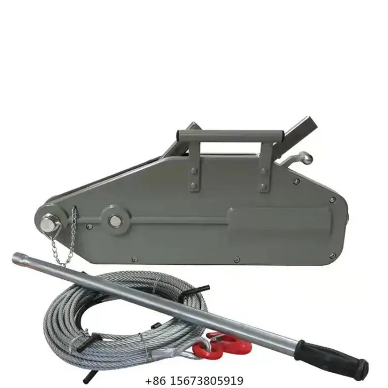 China Sling 3 Ton 1000kg Manual Hand Wire Rope Hoist Construction