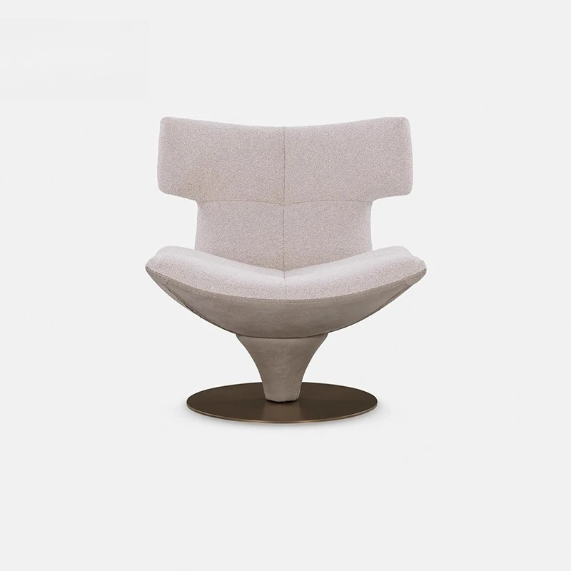 Chair Shaped Fashion Single Chair Leisure Chair Living Room Model Room Hotel Negotiation Backrest