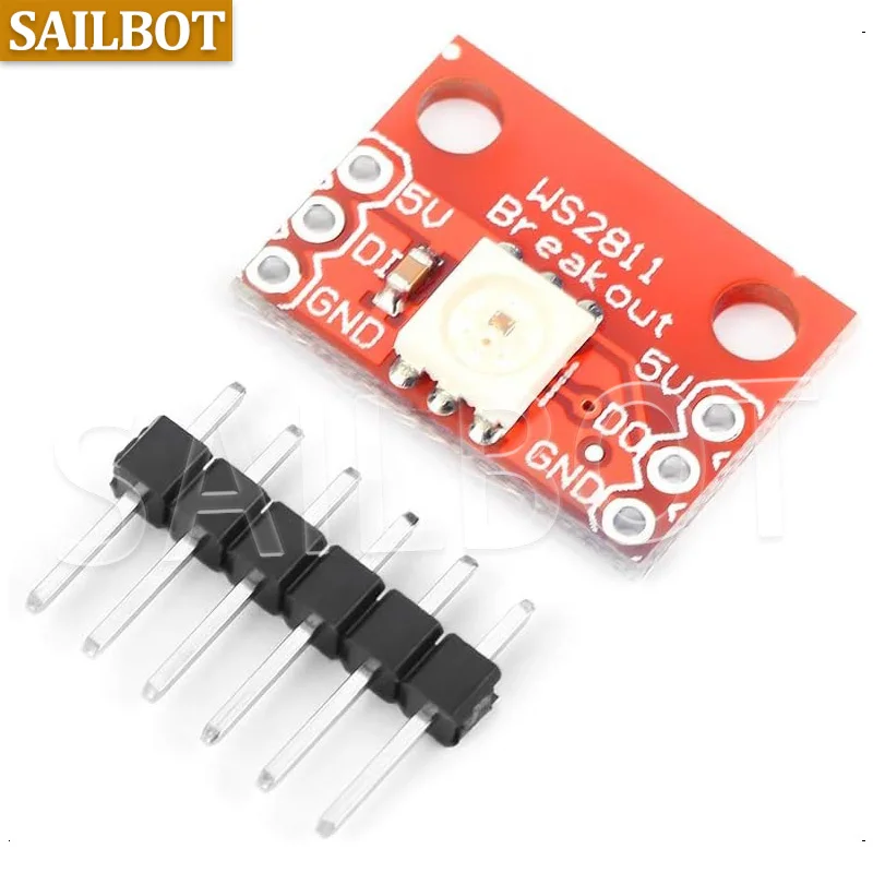 Kit de bricolage de dérivation LED RGB WS2812, Module de carte PCB électronique pour Arduino