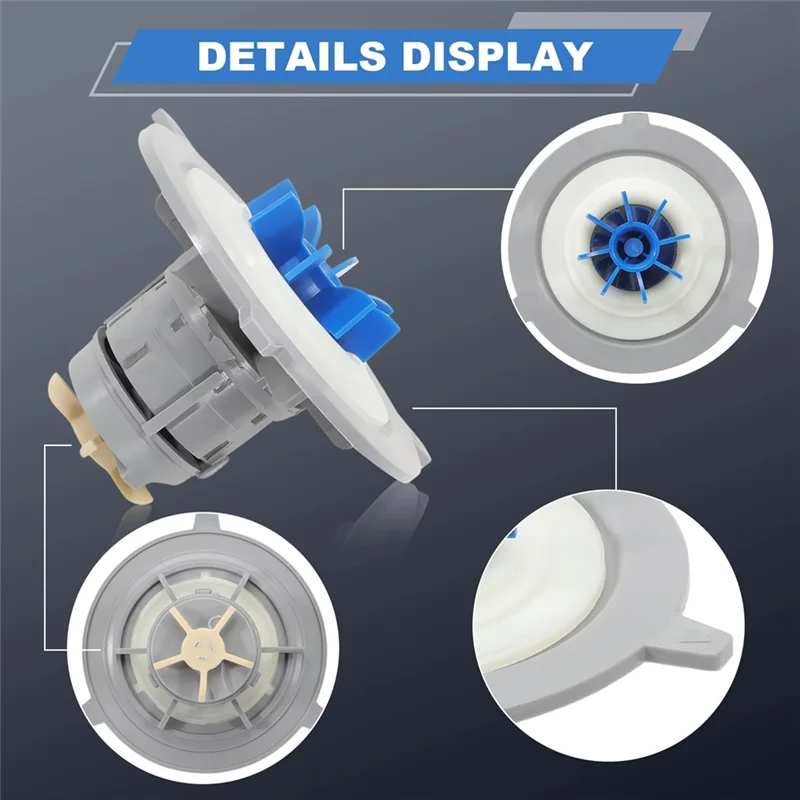 Conjunto de Rotor de Motor, bomba para lavavajillas, Motor 524922P M1527674 para Fisher & Paykel DD24 DS24 DD60 DS60 9 10 Series Model-AS97