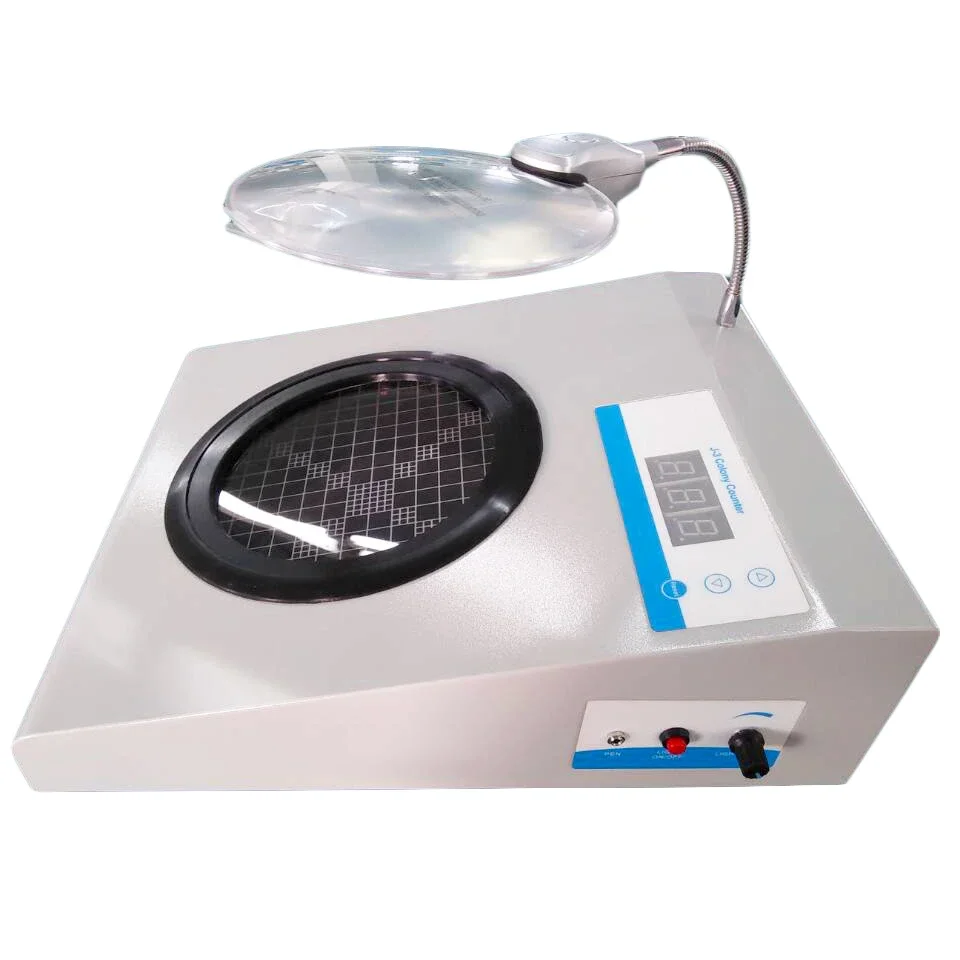 

Portable Laboratory Colonometer Equipment Automatic Bacteria Inspection Instrument LED Caxial Lighting Digital Colony Counter