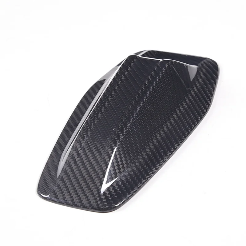 

Car Roof Shark Fin Antenna Cover Trim Sticker Dry Carbon Fiber For BMW 4 Series G26 2021-2023 4-Door Accessories