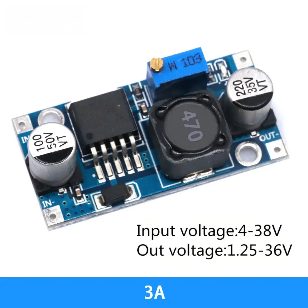 1Piece Adjustable DC To DC LM2596 LM2596S XL4015 Buck Boost Module 3A 4A 5A Step-down Power Supply Regulator Module