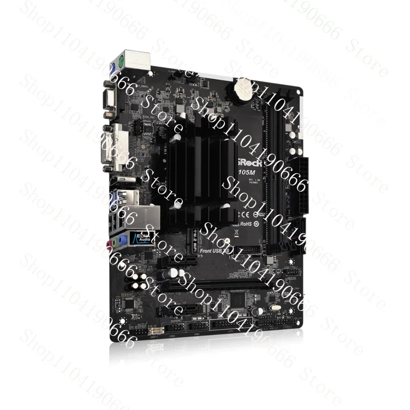 For ASROCK J4105M Motherboard J4105 2*DDR4 8G DVI HDMI MATX Tested ok