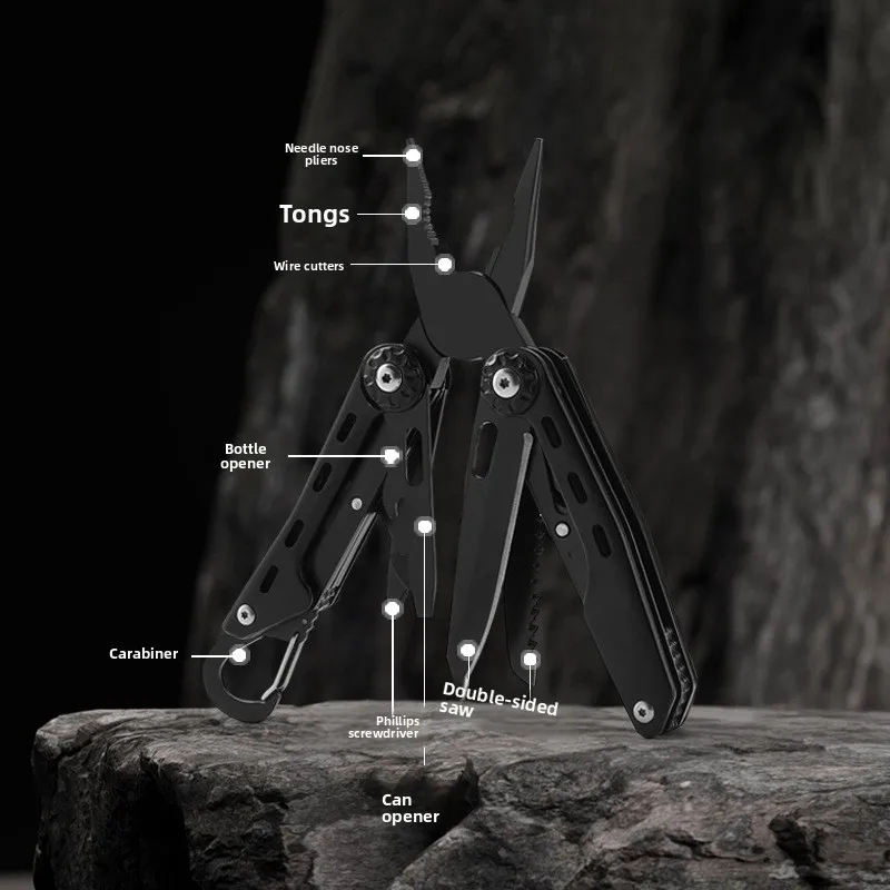 

Stainless Steel Folding Multifunctional Knife Pliers Factory Direct Outdoor Camping Hiking EDC Portable Pocket Tool