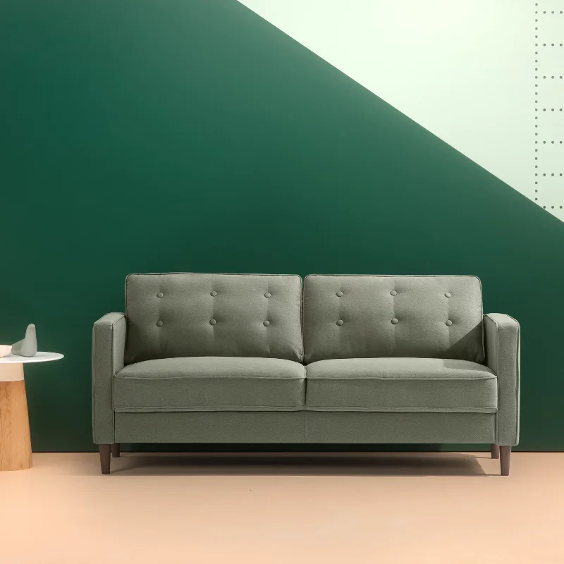 Sofa, Green Polyester luxury modern sofa living room furniture