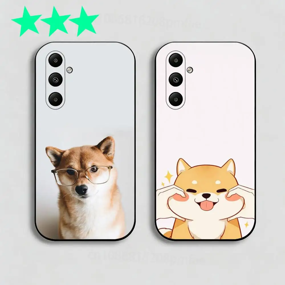 

Cute Shiba Inu dog Phone Case For Samsung Galaxy A73,23,53,33,24,72,22,52,32,54,A34 Ultra Protective Phone Shell