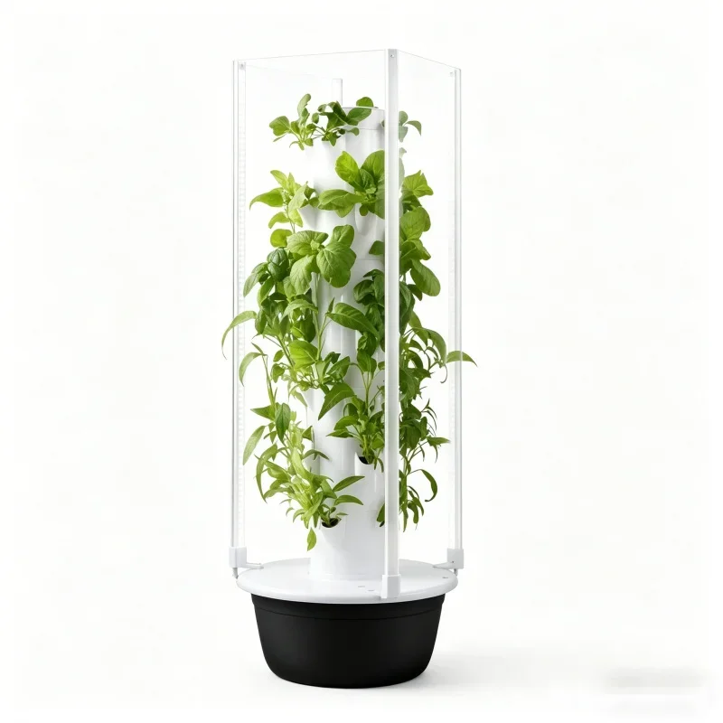 5 Layer Smart Vertical Hydroponic Garden with Grow Lights Indoor Herb Vegetable Planter Home Soilless Cultivation System