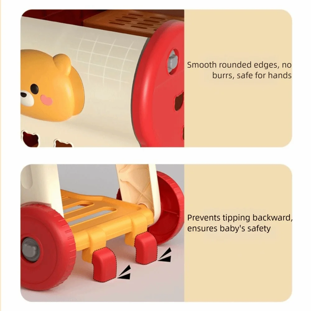 미니 크기 쇼핑 카트 장난감 음식 야채 시뮬레이션 과일 주방 Playset Handcart 디자인 놀이 집 세트 유아 놀이