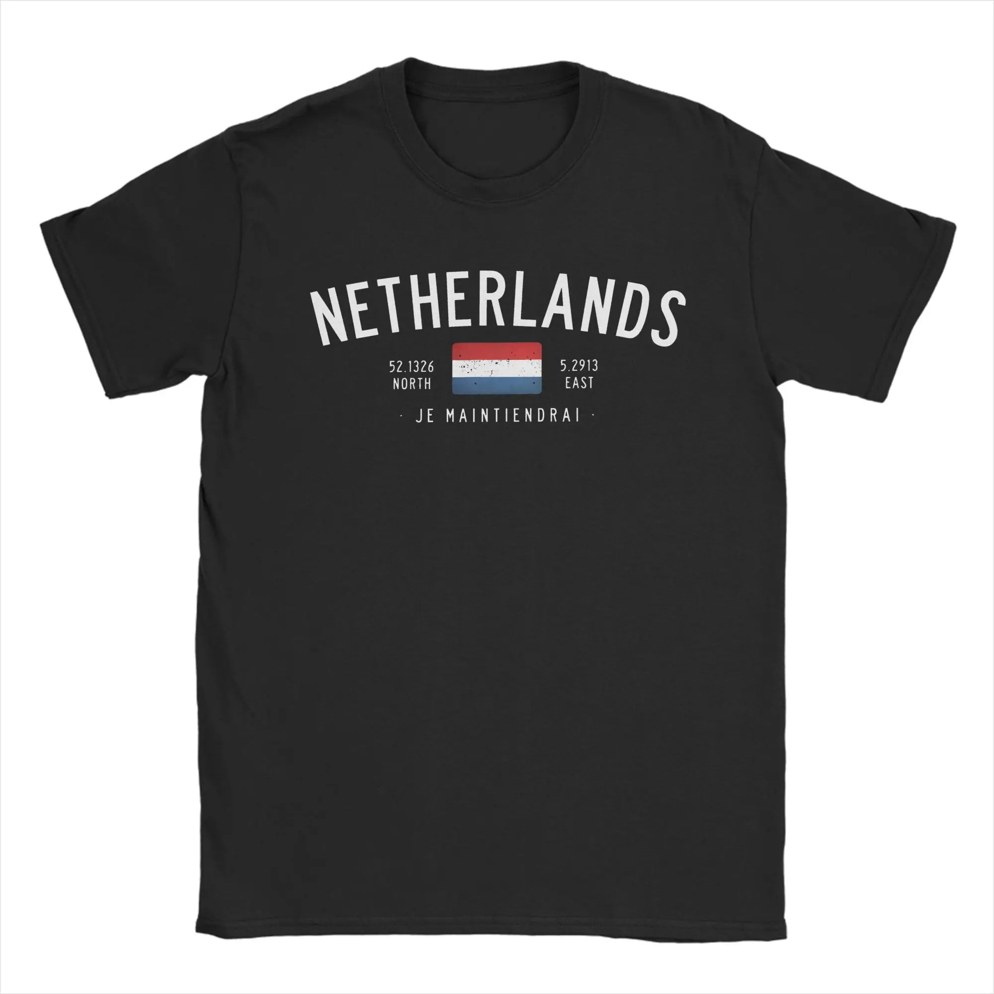 Vintage T-Shirt Netherlands Dutch Flag 100 Cotton T-Shirts Hip Hop Tshirt for Men Summer Awesome Custom Short Sleeve Clothes