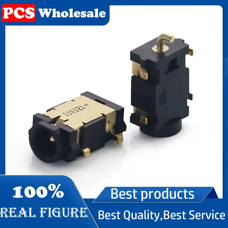 

Dc-535 headphone jack black five-pin DC direct current power socket connector female socket