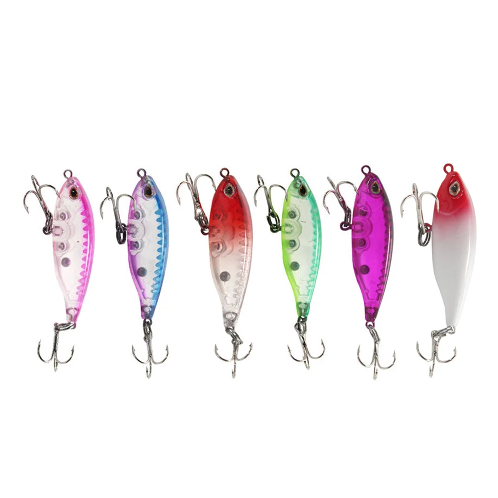 Painted Fishing Lures Fake Bait Accessories Artificial Jigs Colorful Abs Imitation