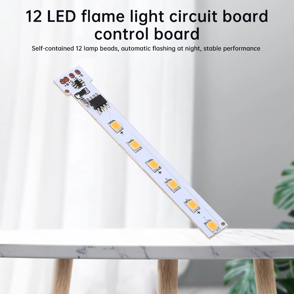 12 lde 1,2 V Solar Flame Light Circuit Modul Solar Candle Lamp Control Drive Board lichte mpfindliche Garten leuchten