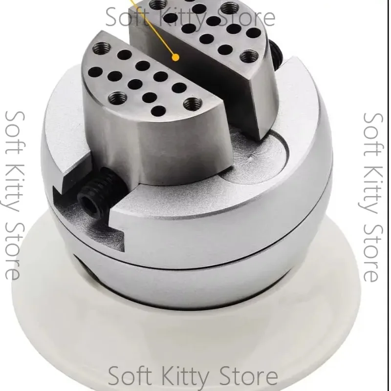 Professional 3 Inch Jewelry Micro Block Engraving Vise Ball 360 Degree Rotating Stone Setting Tool Steel Goldsmith Clamp