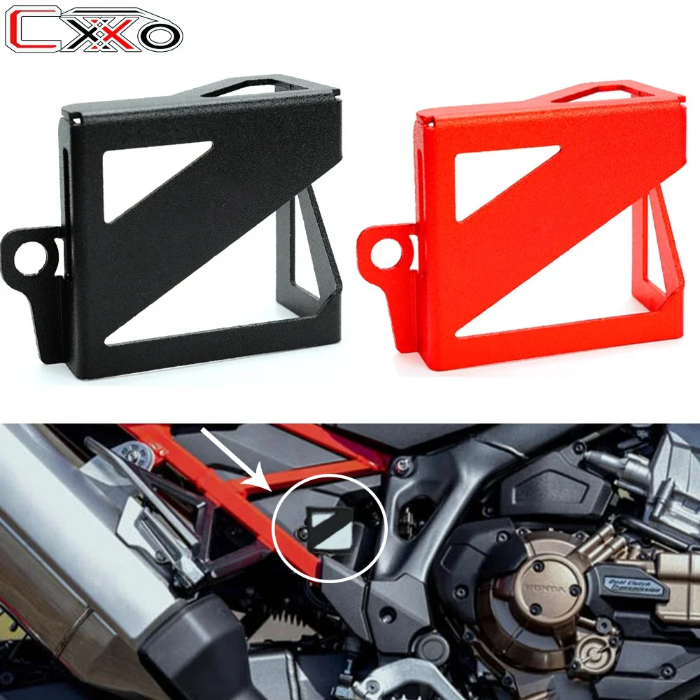 For Honda Africa Twin CRF1100L CRF 1100L Adventure Sports 2019-2022 2023 CNC Motorcycle Rear Brake Fluid Reservoir Cover Guard