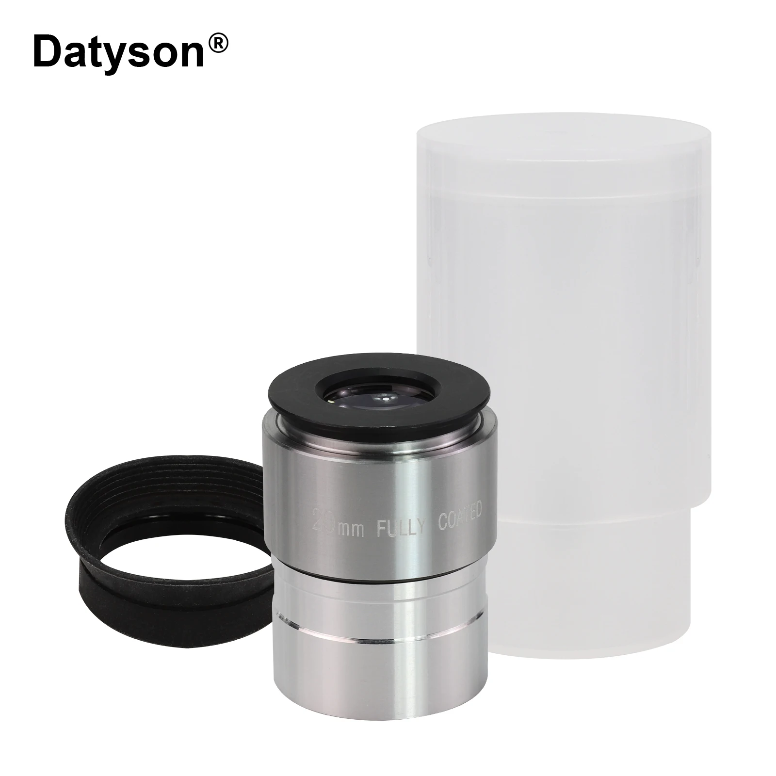 Datyson 1.25 Inch Eyepiece Fully Coated Optical Glass 4mm,10mm,20mm Astronomical Telescope Accessory Metal lens