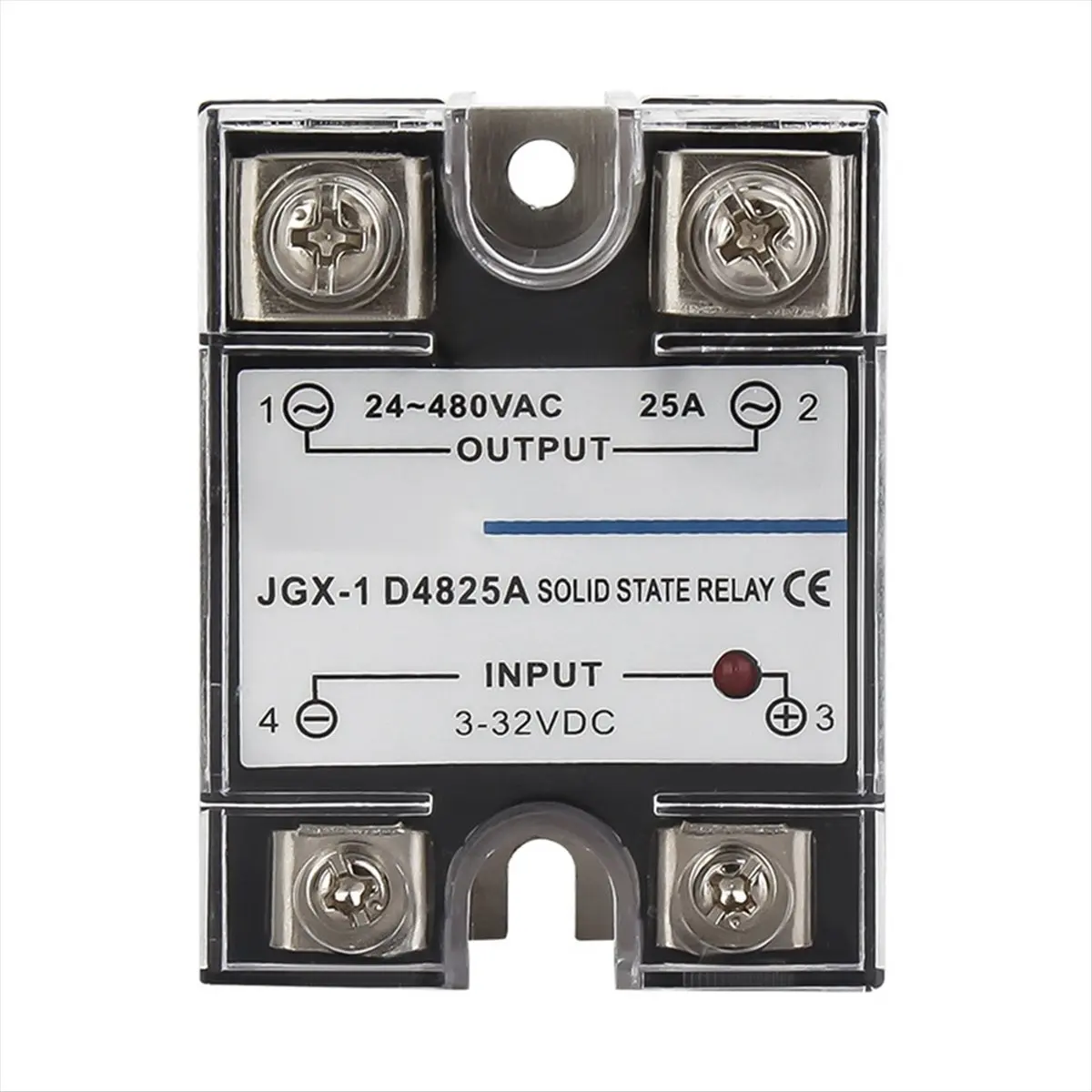 Fashion Single Phase Solid State Relay Single Phase SSR DC Control AC Solid State Relay 25A