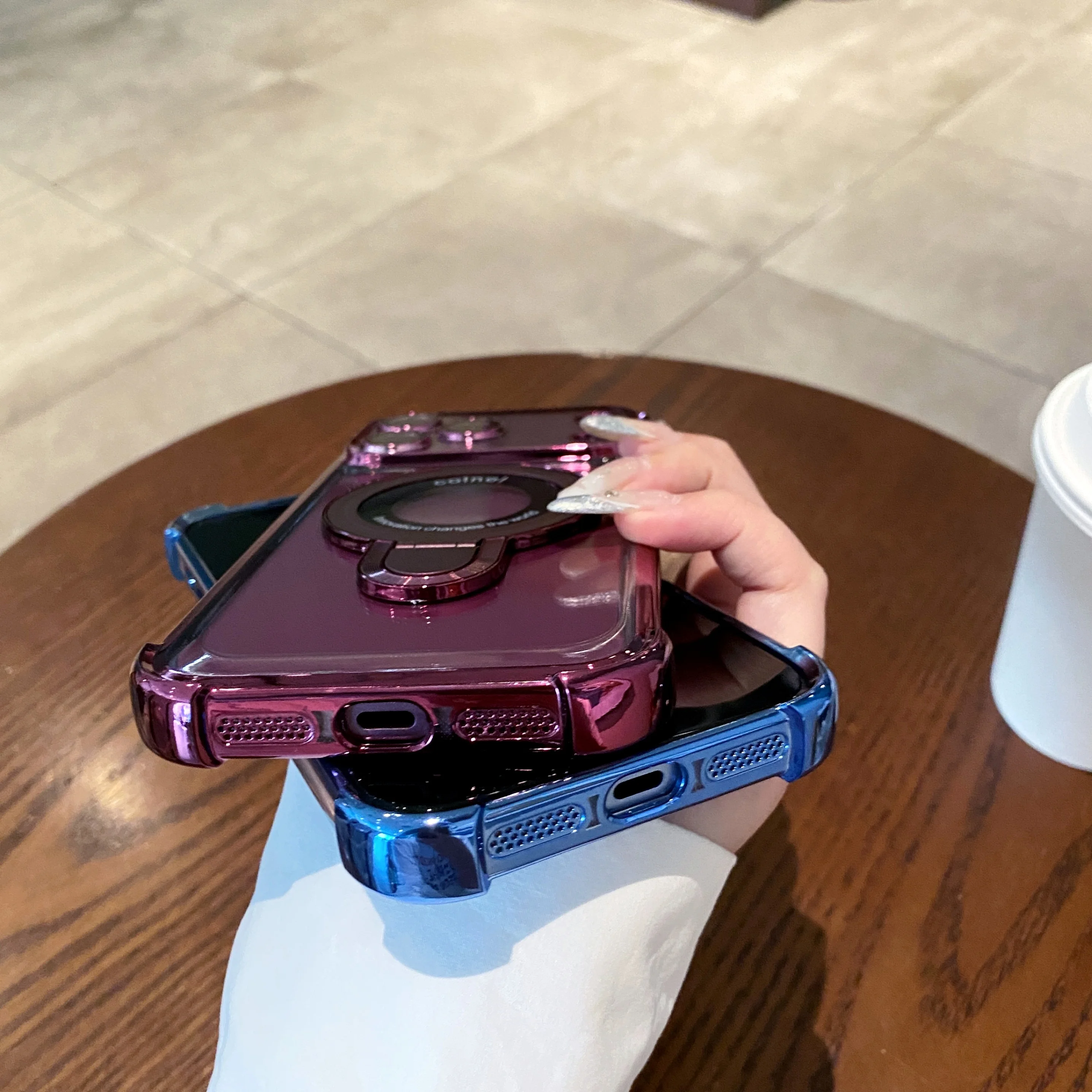 Funda de Lujo con Anillo Magné - Luxury Plating Case reseña y precio