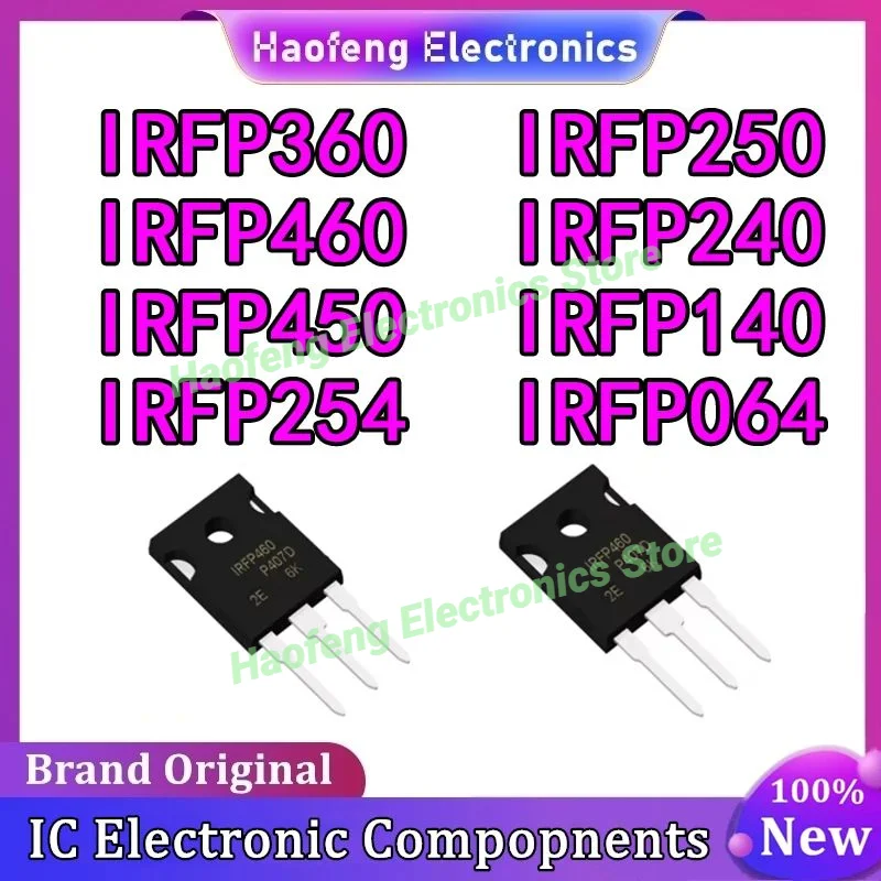 10 unids/lote nuevo y Original IRFP360 IRFP460 IRFP450 IRFP254 IRFP250 IRFP240 IRFP140 IRFP064 TO-247