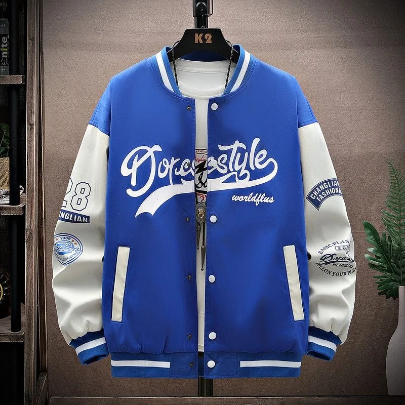 2024 Spring and Autumn New Fashion Trend Printed Baseball Jacket Men Casual Loose Comfortable Handsome High Quality Coat M-4XL