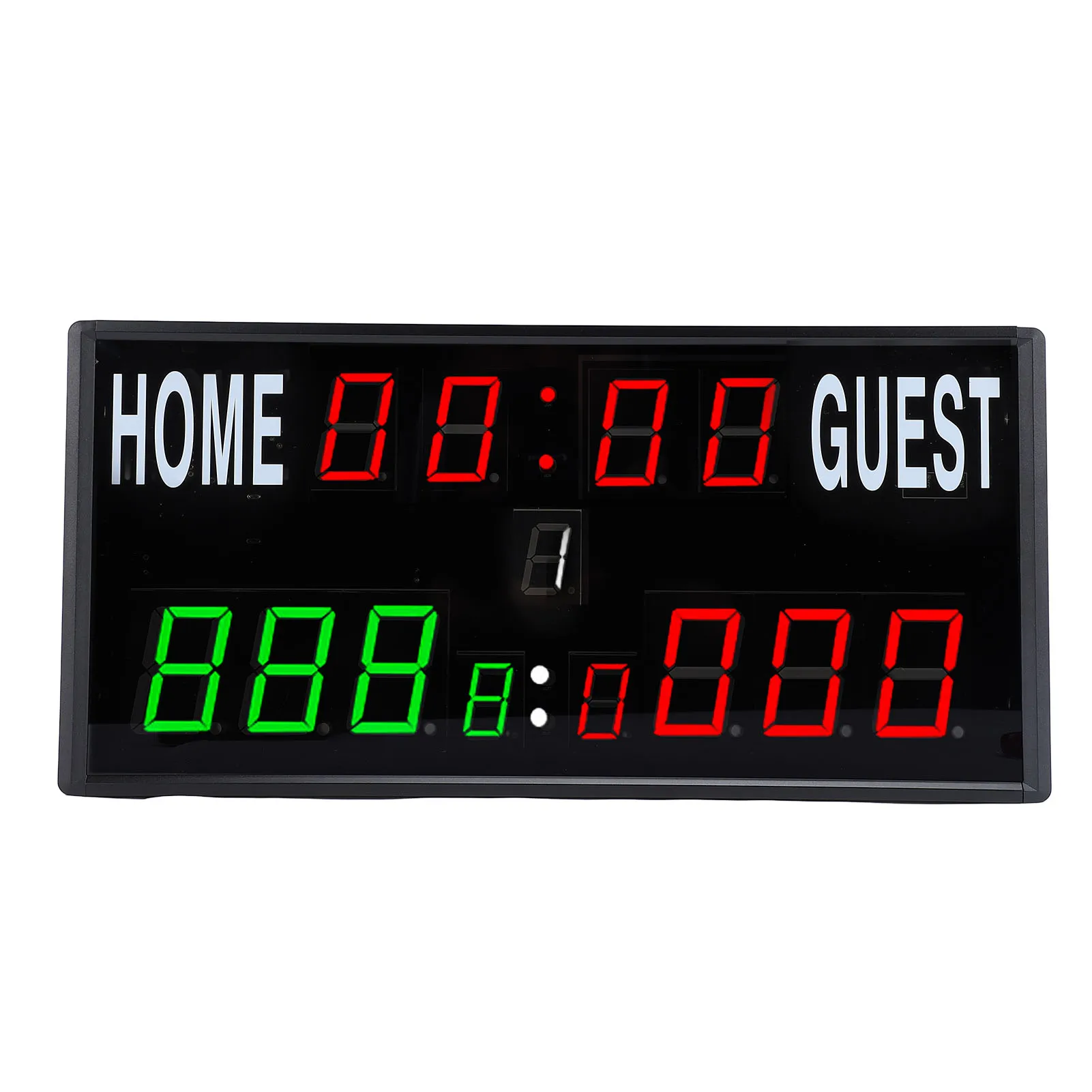 Electronic LED Scoreboard Multifunctional Countdown Match Time Display Electronic Scoreboard Remote Control for Competitions