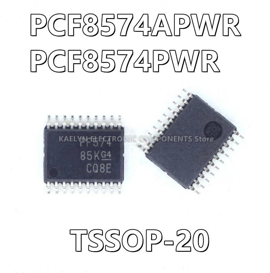 10Pcs/lot PCF8574APWR PF574A PCF8574PWR PF574 I/O Expander 8 I²C 100 kHz 20-TSSOP