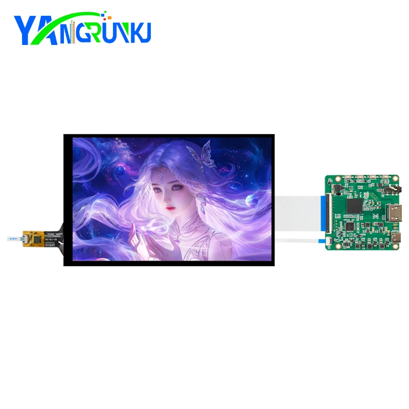 

NV080WUM-N61 BOE 8 Inch Ips lcd screen with HDMI control board Switchable horizontal and vertical screens 1920-1200 435 nite