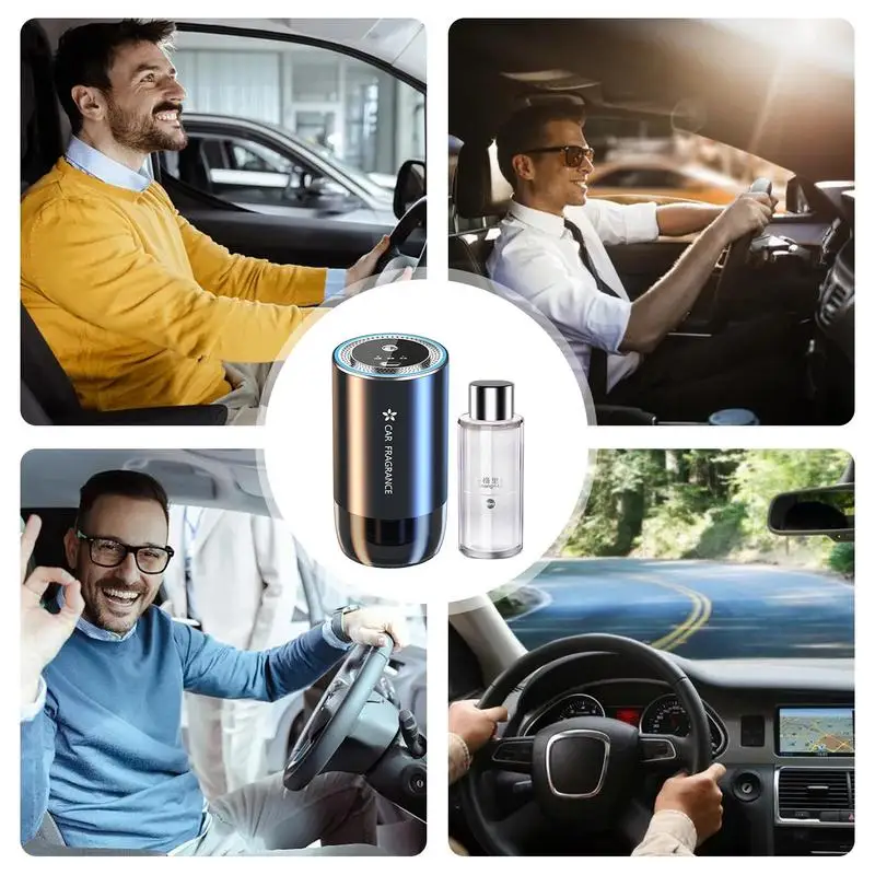 Oil Car Diffuser Smart Car Diffuser Perfume Adjustable Concentration 50ml Oil Diffuser Rechargeable Car Fragrance Diffuser Home