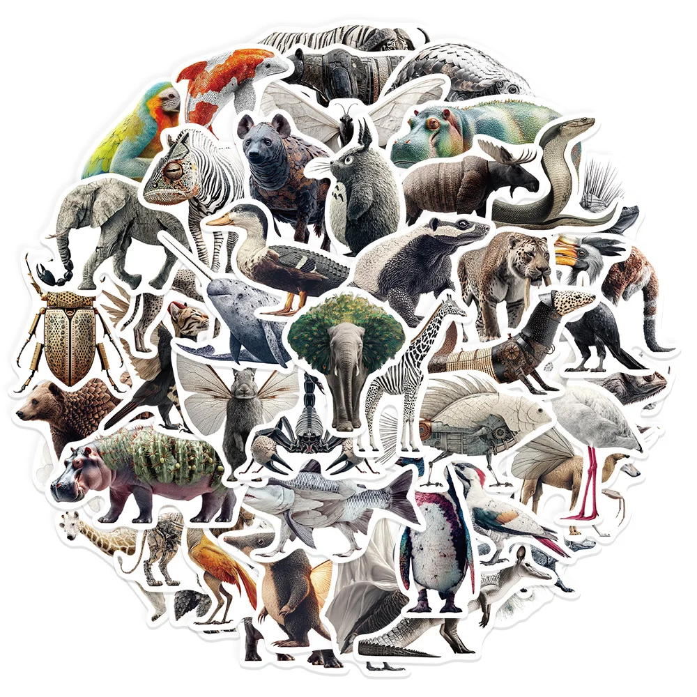 50PCS Zebra Phantom Abstract Fun Graffiti Stickers DIY Luggage Notebook Water Cup Computer Waterproof Stickers