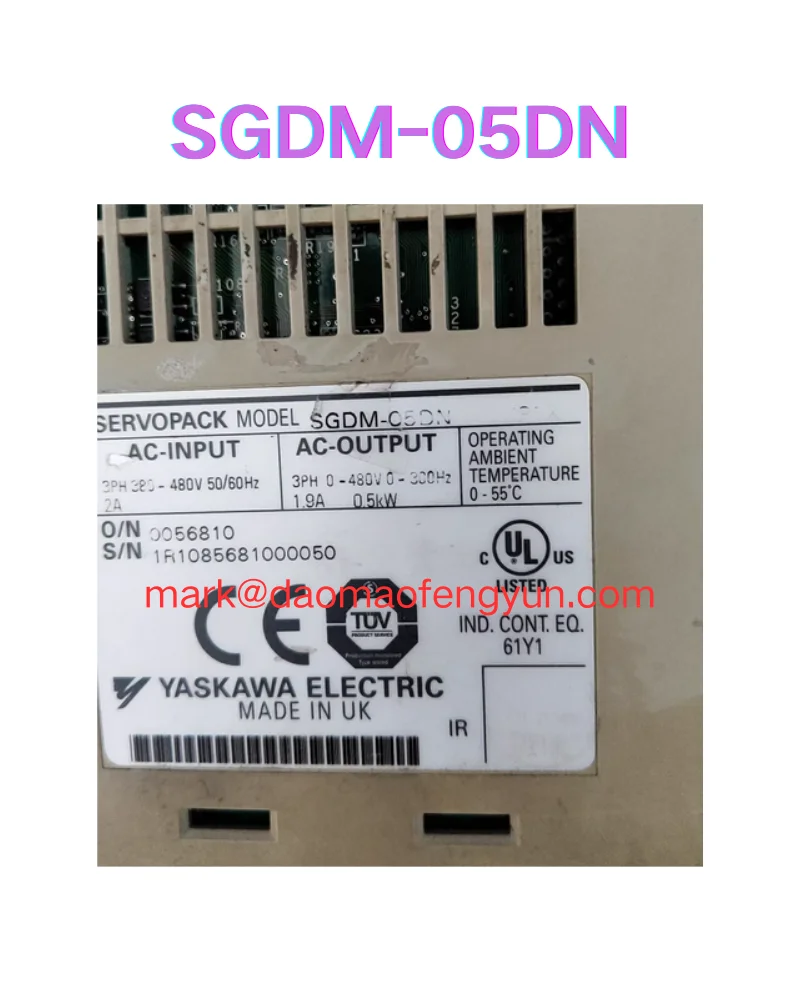 

SGDM-05DN Новый серводвигатель SGDM-05DN