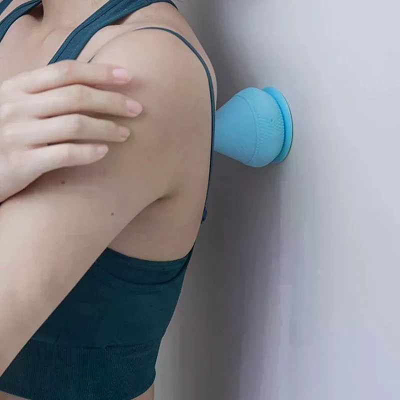 Adsorption Type Fascia Ball Massage Cone Plantar Lumbar Back Shoulder And Neck Whole Body Meridian Points Silicone Fascia Ball