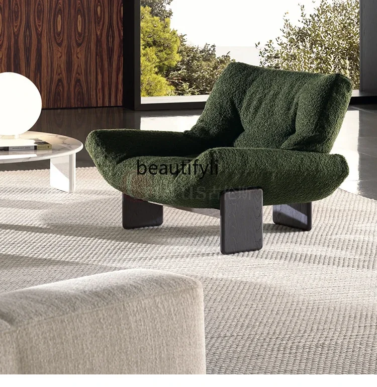 

C Lounge chair, single sofa, modern minimalist living room, armchair