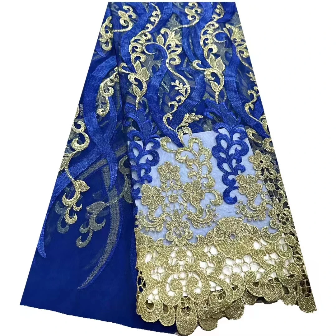 

New water soluble bilateral three-dimensional lace embroidery embroidery cloth, African high-end fashion Qipao dress dress