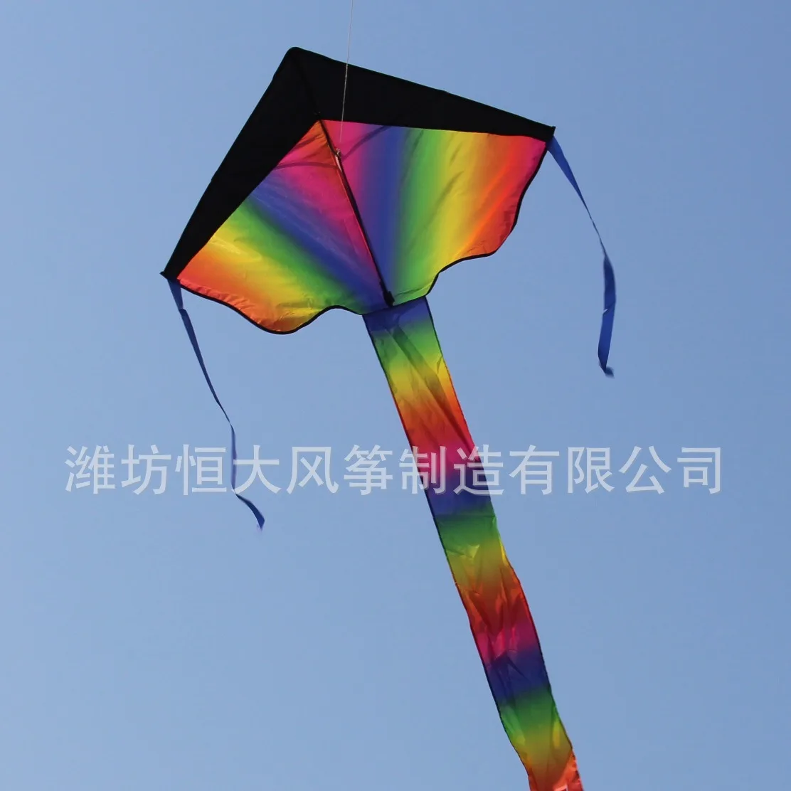 Weifang Kites แบบพกพา 2pcs Combo Kite Rainbow Triangle Kite และ 4m Octopus Kite กลางแจ้งบินง่ายเด็กของขวัญวันเกิด