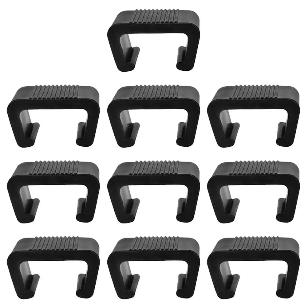 โซฟาหวาย Clamps 10 ชิ้นพลาสติก Patio คลิปโซฟา Connector เก้าอี้หวายตัวยึดกลางแจ้งเฟอร์นิเจอร์โมดูล